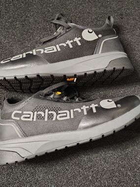 Carhartt Force Nano Composite Toe Black Gray Work  Shoes Men's Size 8 New